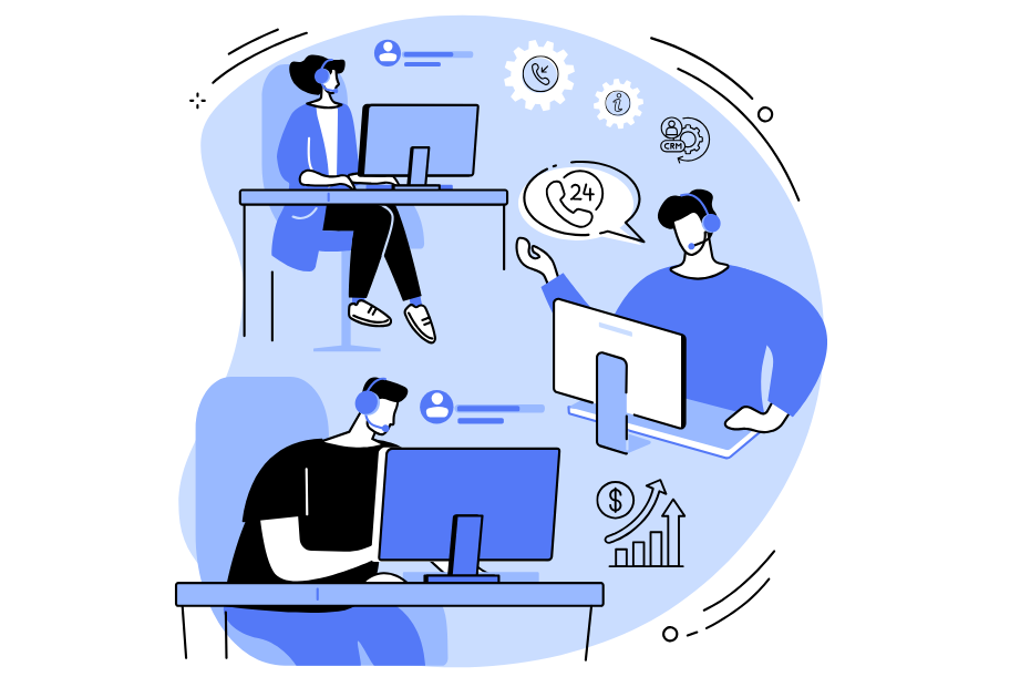 Przetwarzanie połączeń przychodzących: Zalety chmurowego call-center